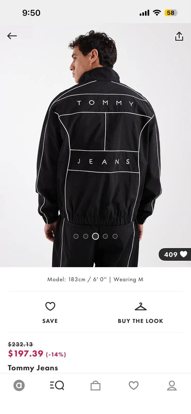 Tommy Hilfiger Black Imported Premium WindBreaker Jacket