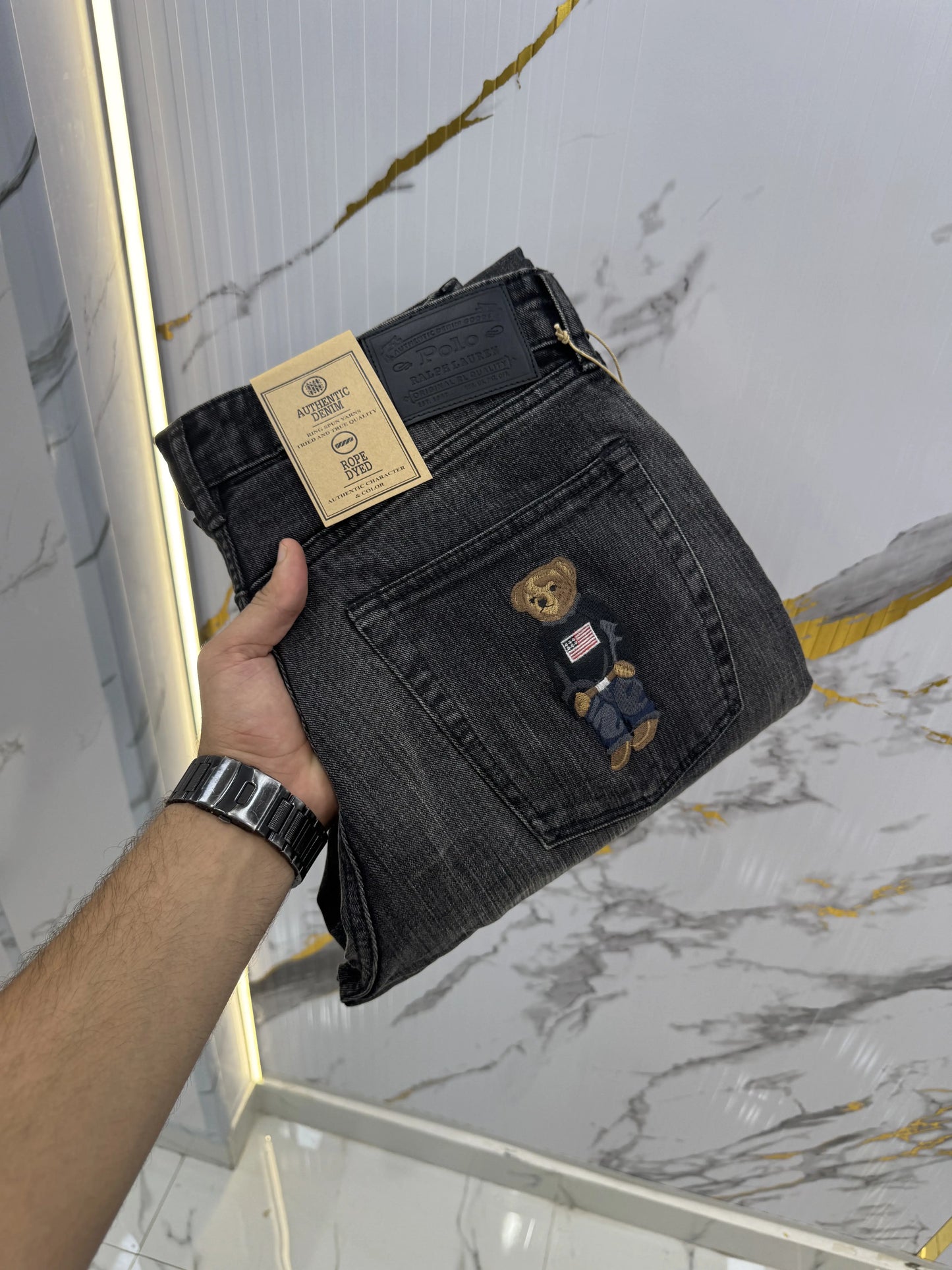 Ralph Lauren Carbon Usa Teddy Edtion Imported Denim