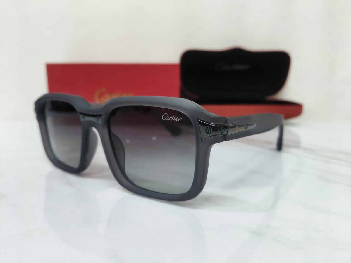 CARTIER 0482 SMOKE GREY