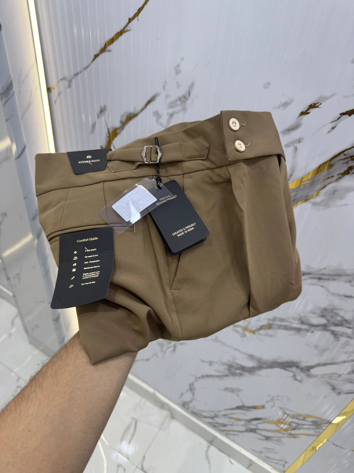 Astern Dion Coffee Imported Korean Trouser
