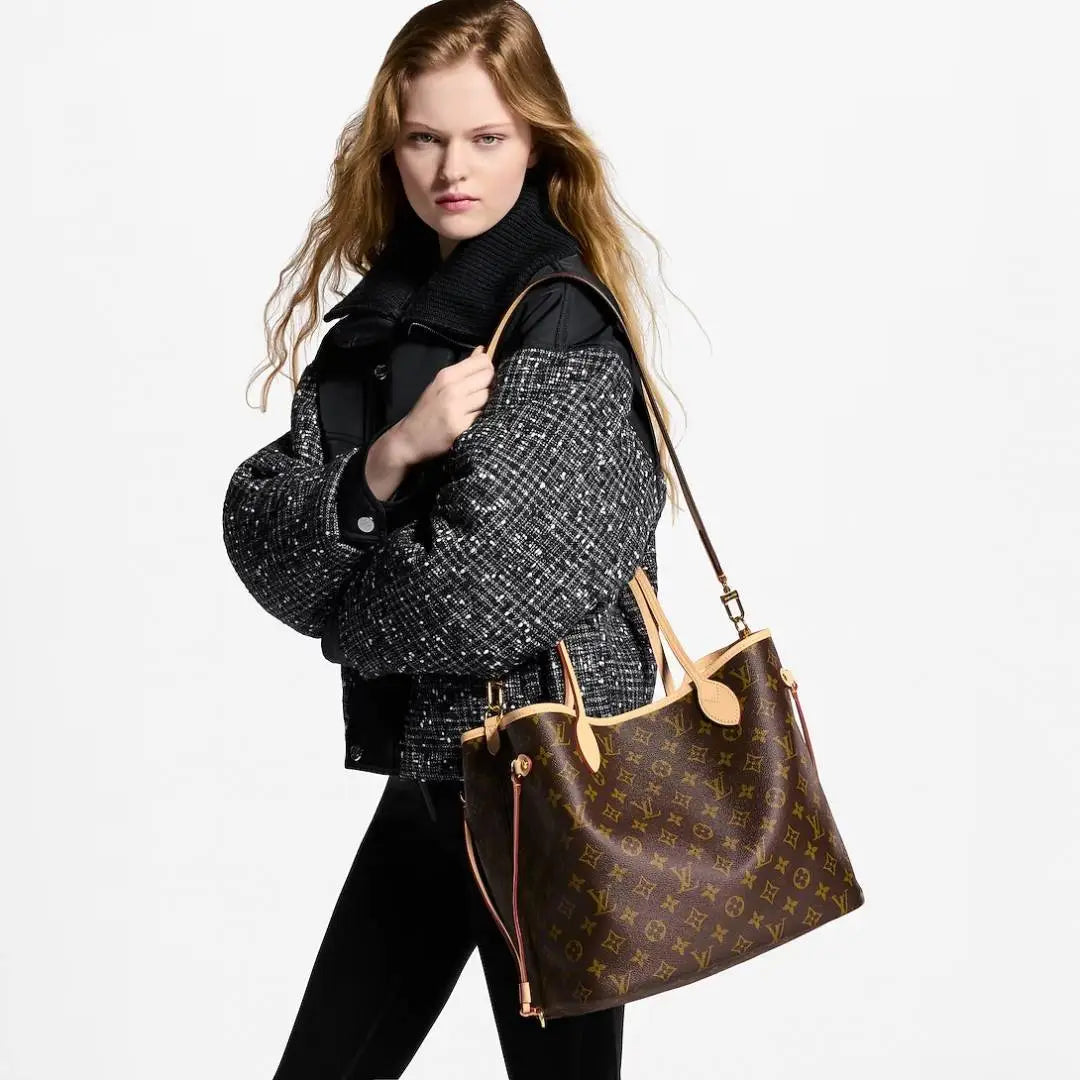 LouiIs_Vuitton Neverfull Bandoulire Monogram Inside Out MM Handbag Reversable Bag High End Quality With Premium Packaging