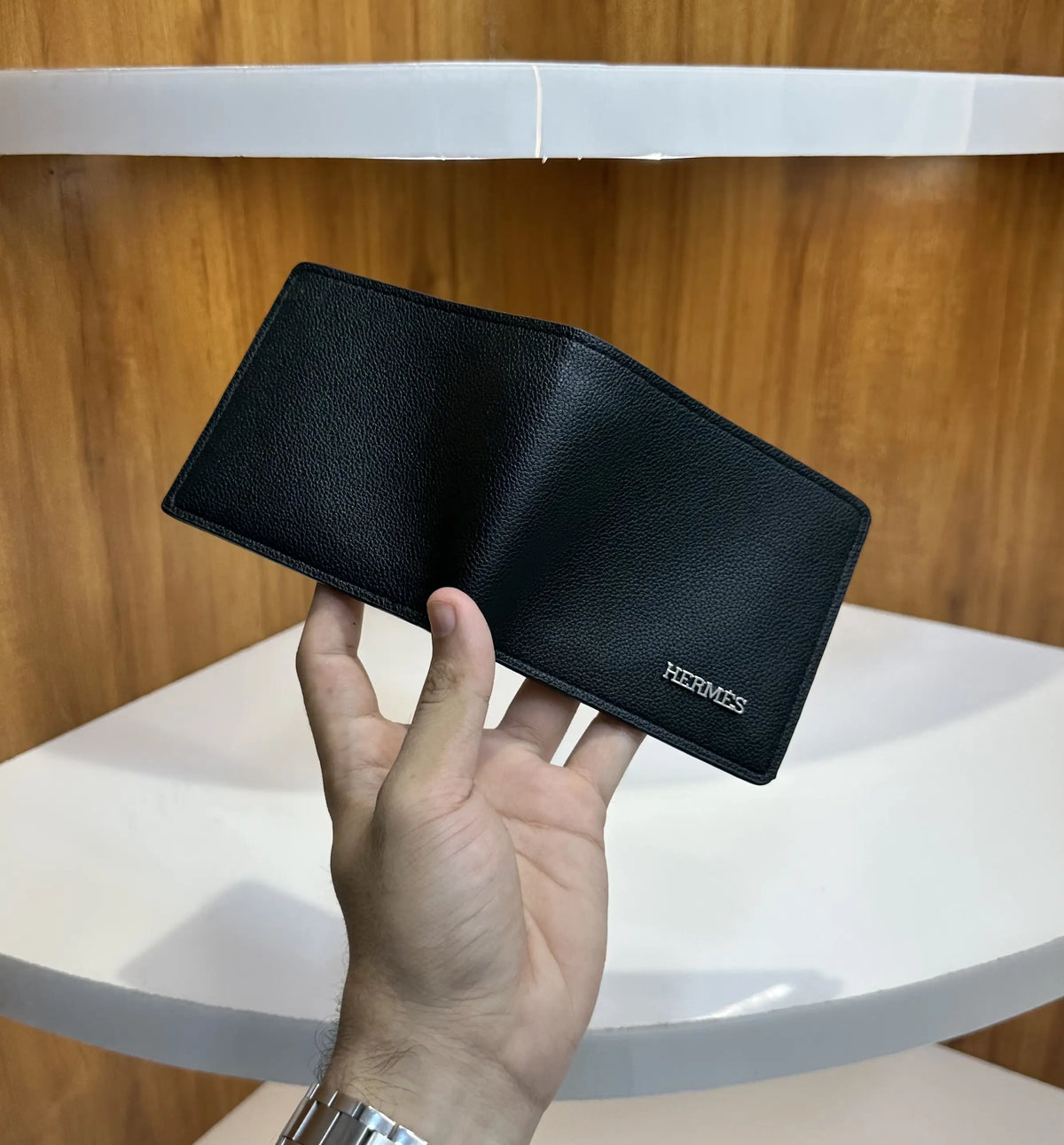 Herme s Premium Wallet Black h230