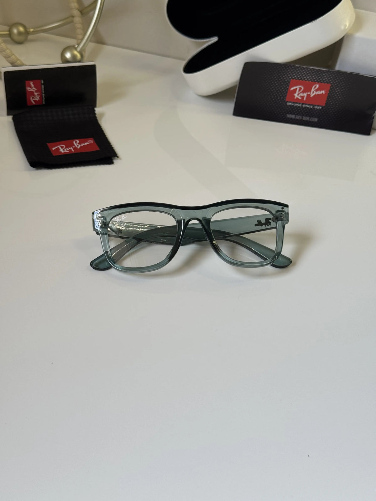 Rayban_502_Metallic_Blue_Plano