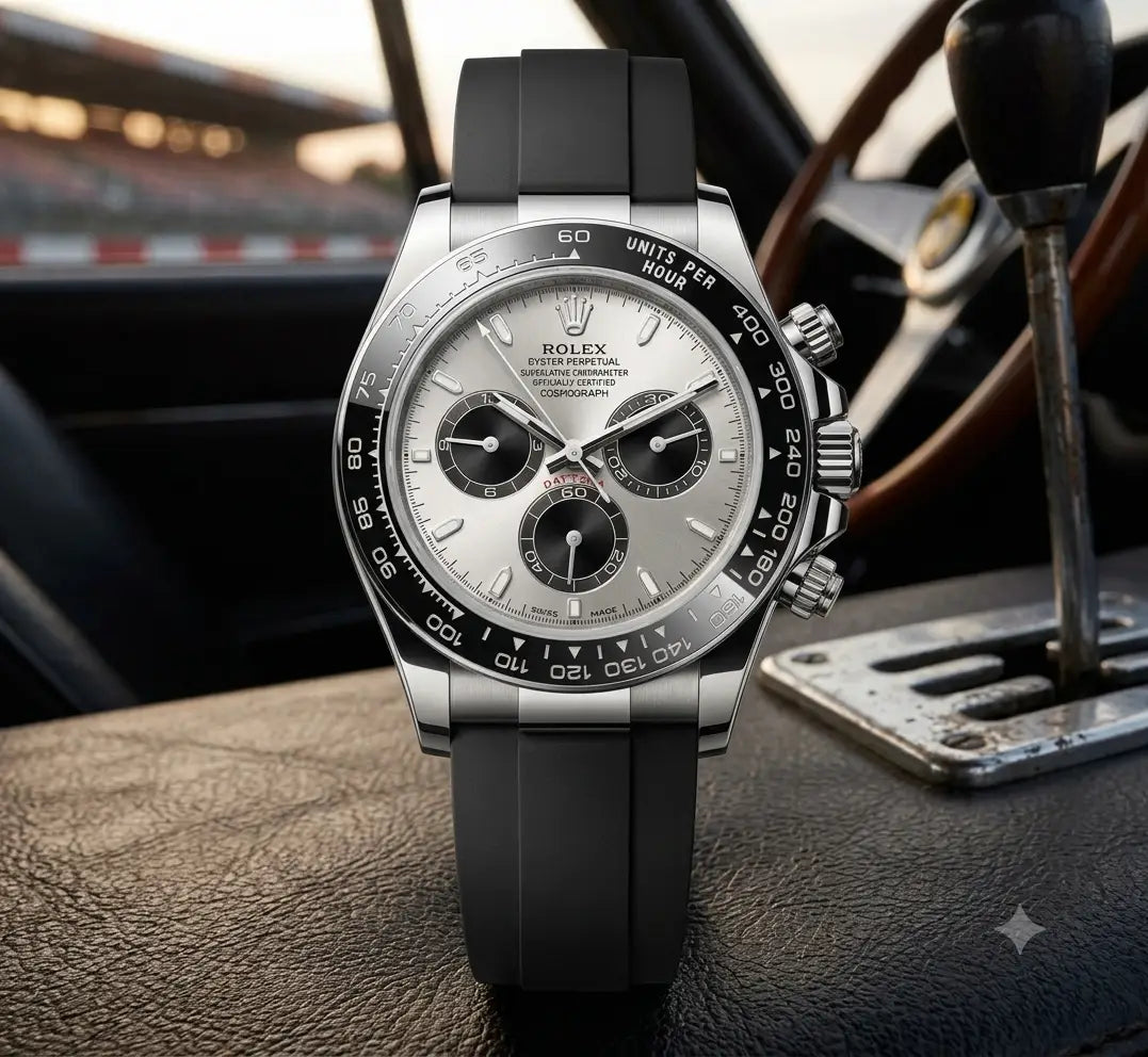 Rolex Daytona Silver Black