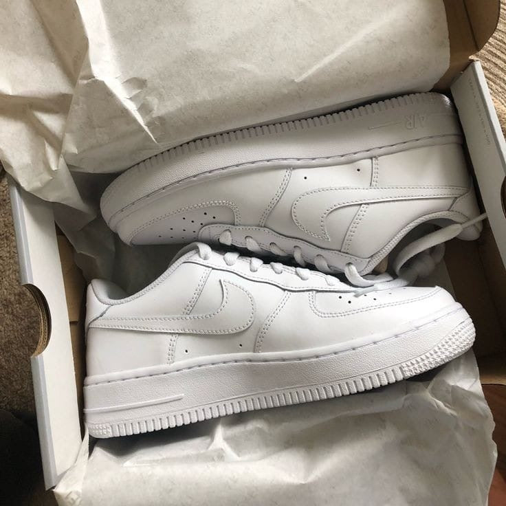 Nike Air Force 1 White Semi UA With Dust Bag And Og Box