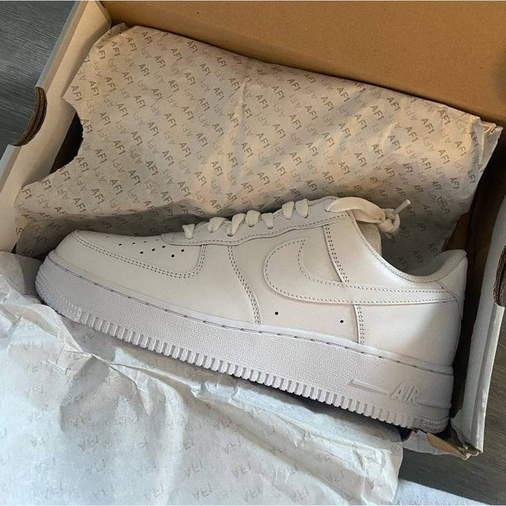 Nike Air Force 1 White Semi UA With Dust Bag And Og Box