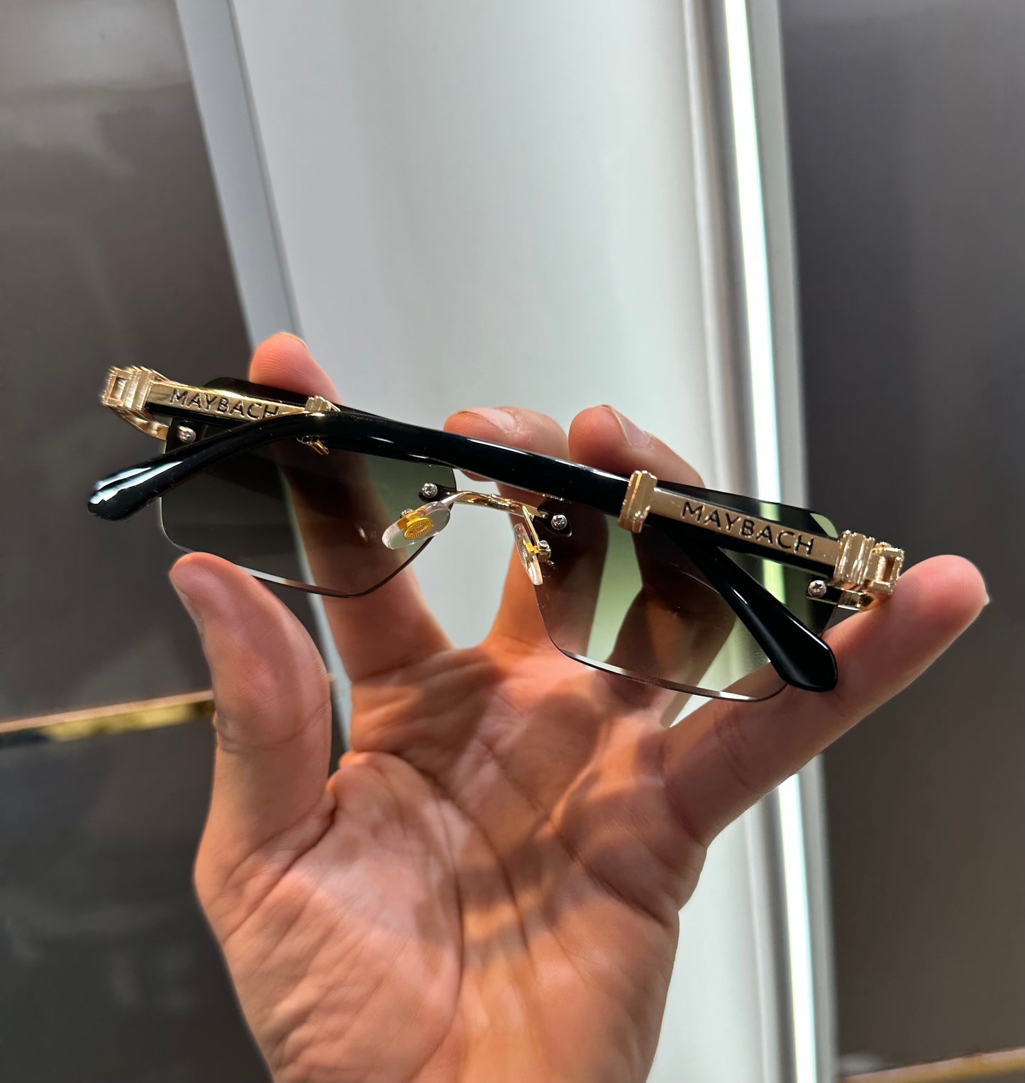 Maybach Green Karan Aujla Limited Edition Luxury Shade With Original Packing