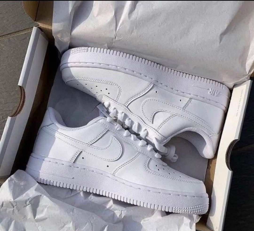 Nike Air Force 1 White Semi UA With Dust Bag And Og Box