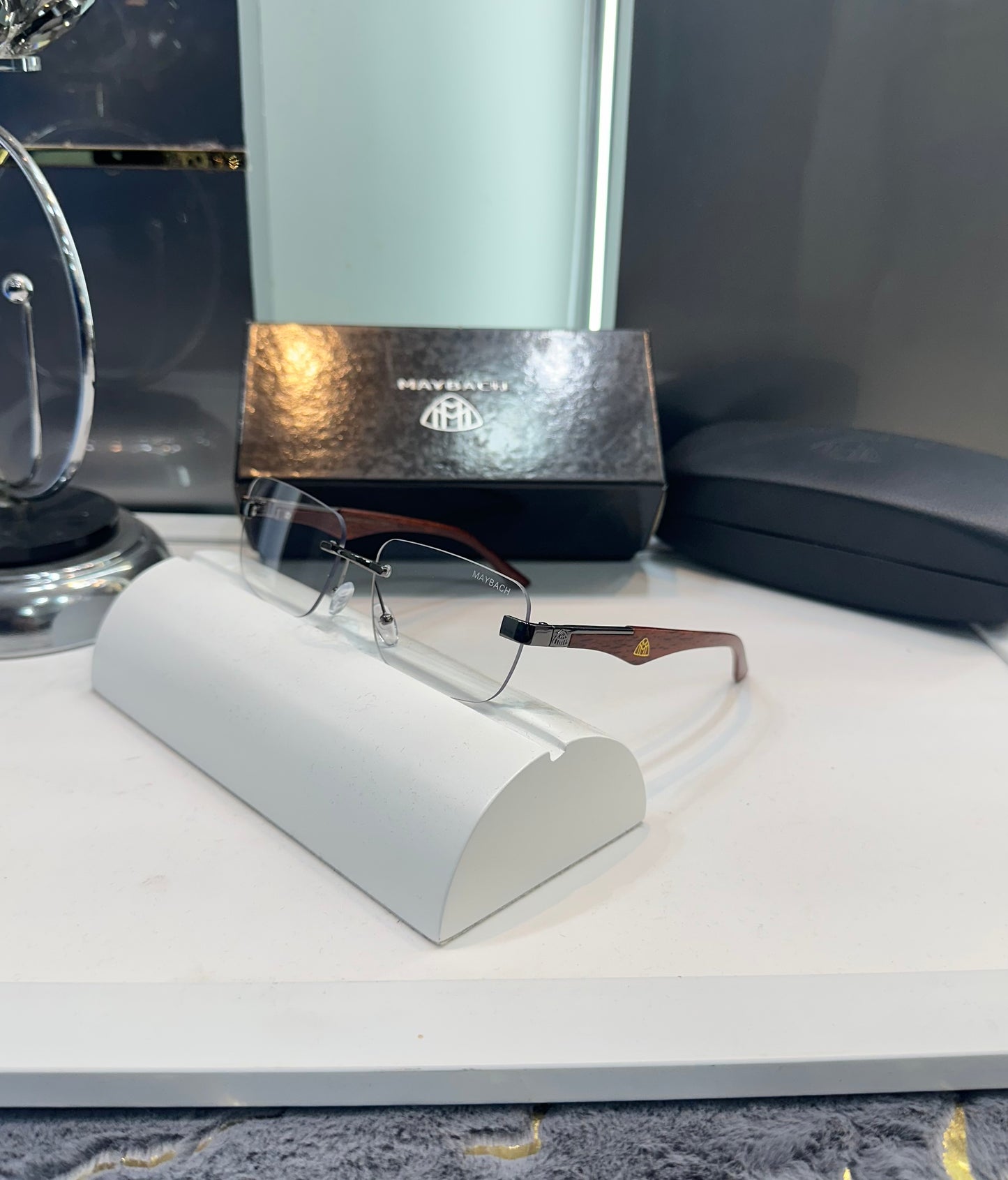 Maybach Brown Karan Aujla Luxury Shade With Original Packing
