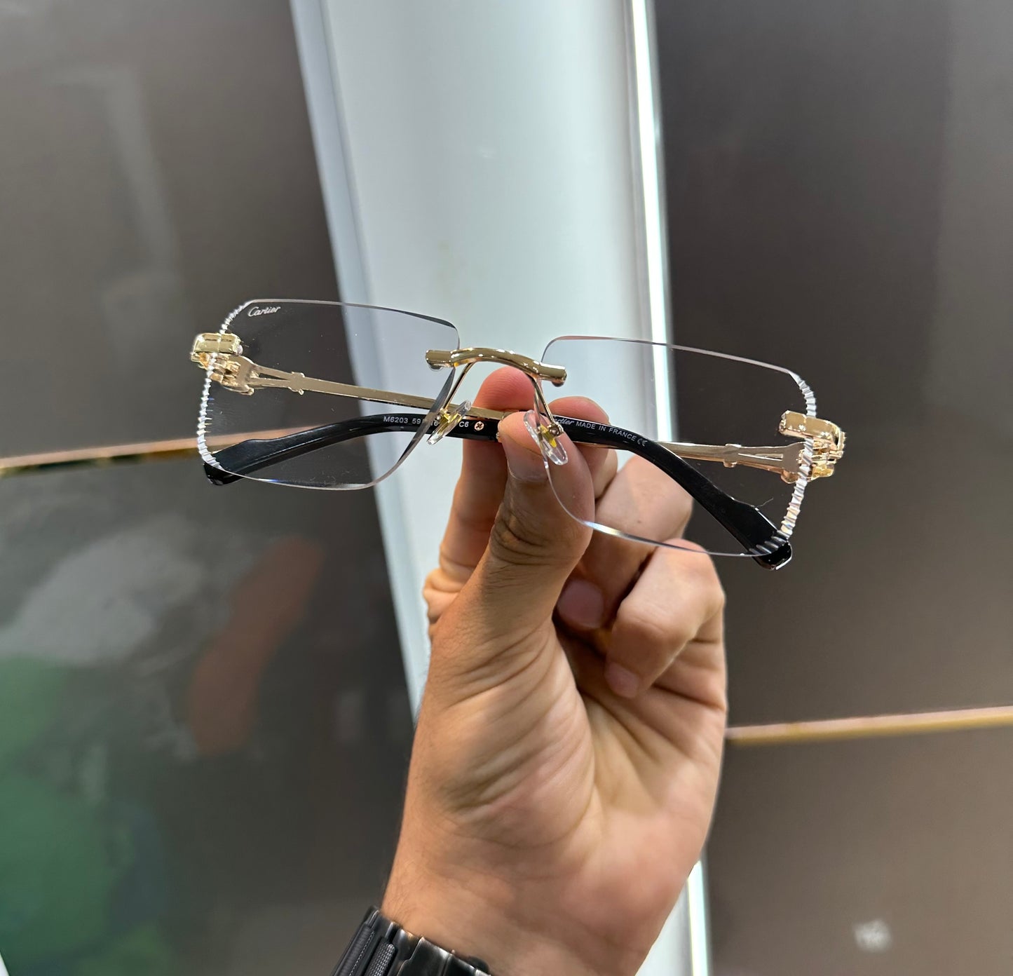 Cartier Transparent Karan Aujla Edition Luxury Shade With Original Packing