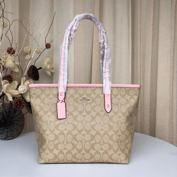 Coach Signature City Tote Bag Beige Luxury Quality Bag With Og Box And Dust Bag