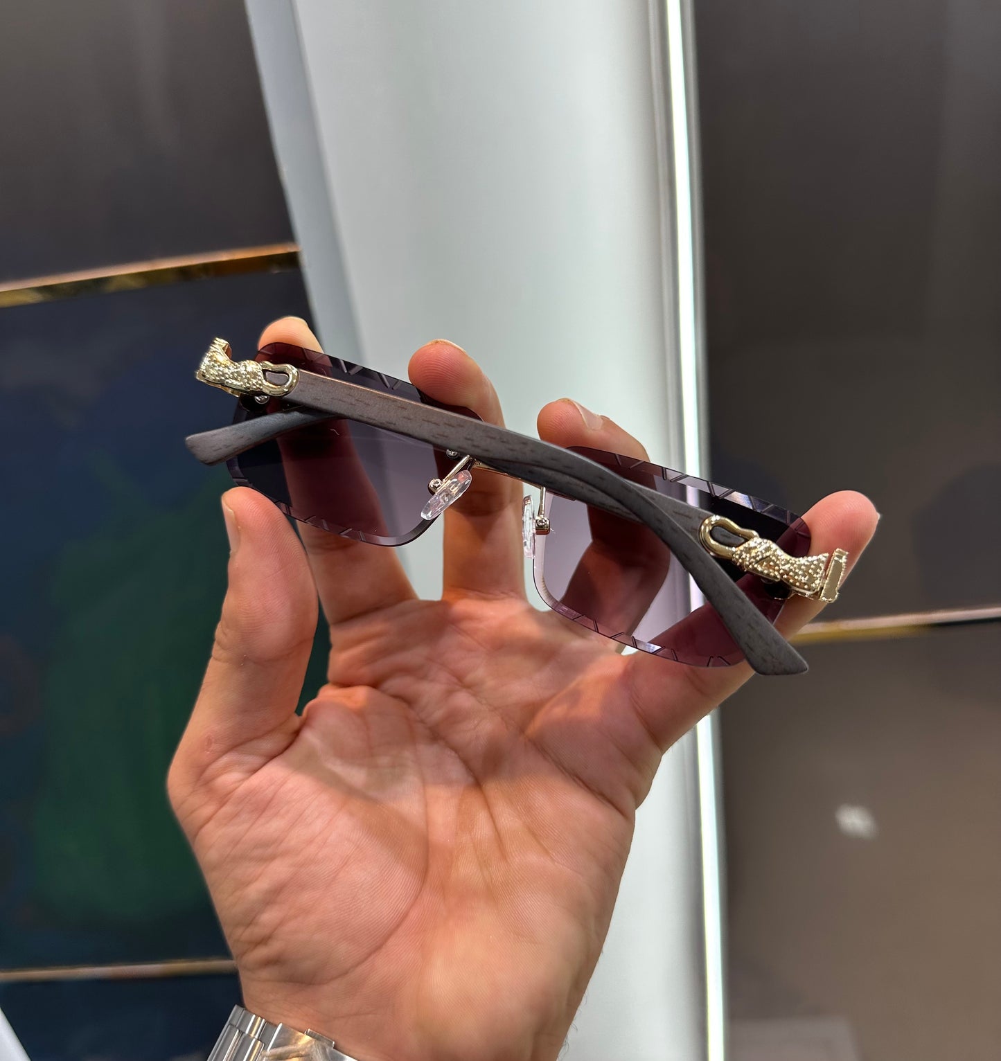 Cartier Purple Karan Aujla Limited Edition Luxury Shade With Original Packing