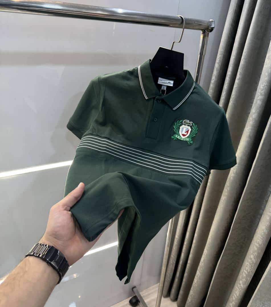 Lacost e Green Designer Premium Polo T-Shirt