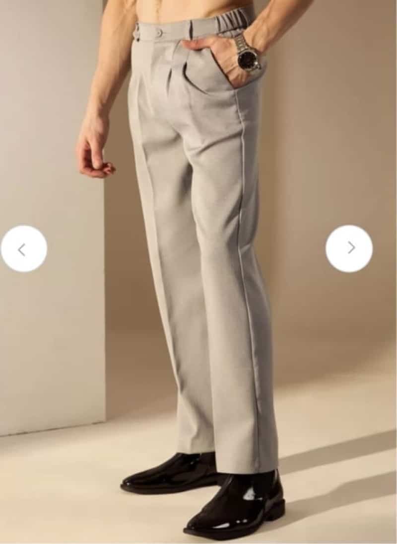 Denniso n Light Grey Fle-x.jWaist Premium Korean Trouser