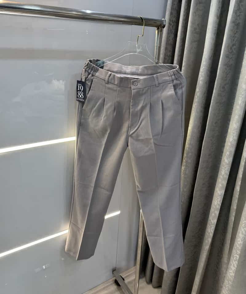 Denniso n Light Grey Fle-x.jWaist Premium Korean Trouser