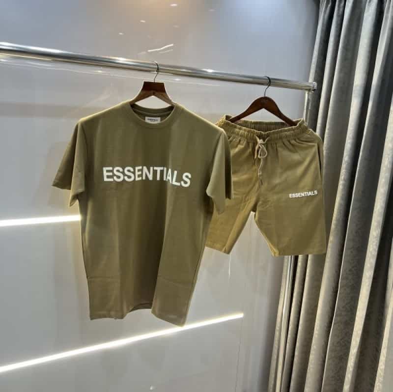 Essential Beige Logo Print Imported Cord Set With Premium Box Packing
