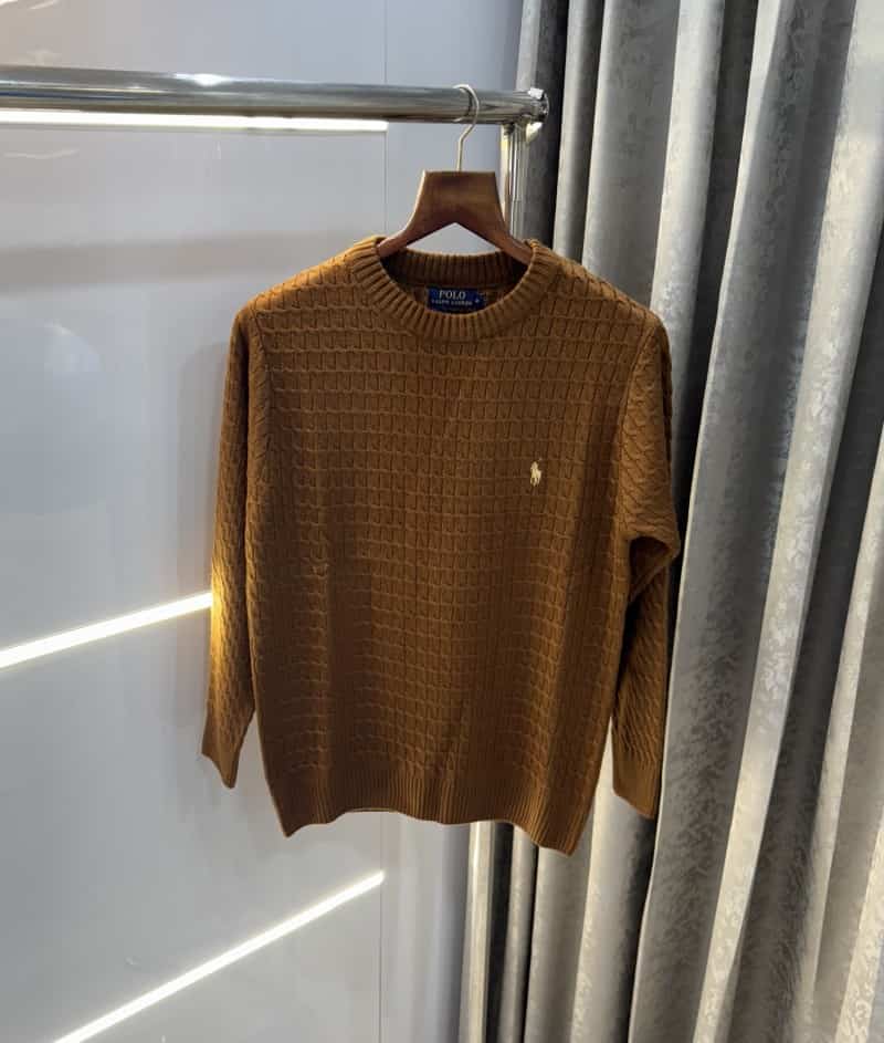 Ralp h Lauren Brown Knitted Premium Pull Over