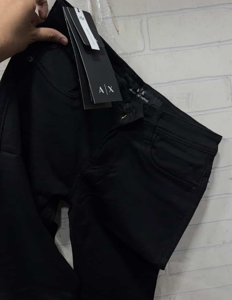 Arman i Jet Black Imported Premium Hyperflex Denim