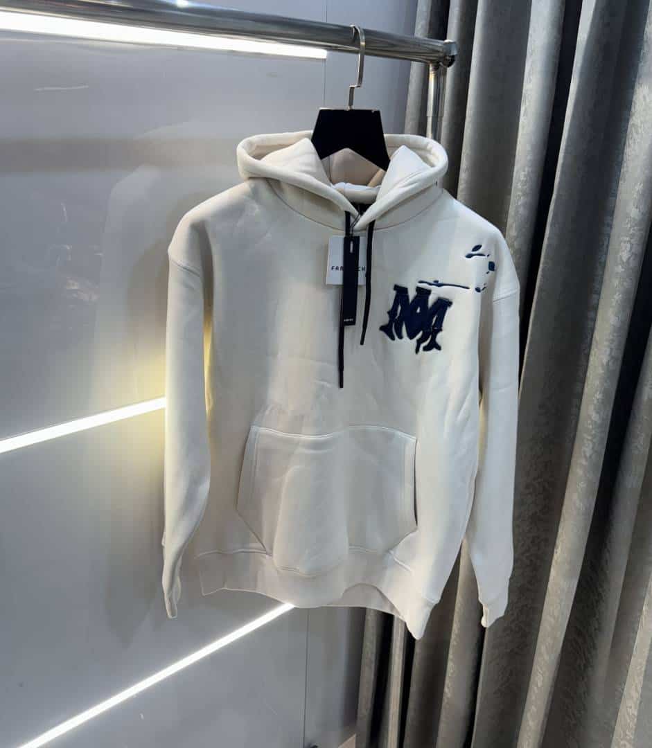 Amir i White Embroidery Imported Premium Hoodie