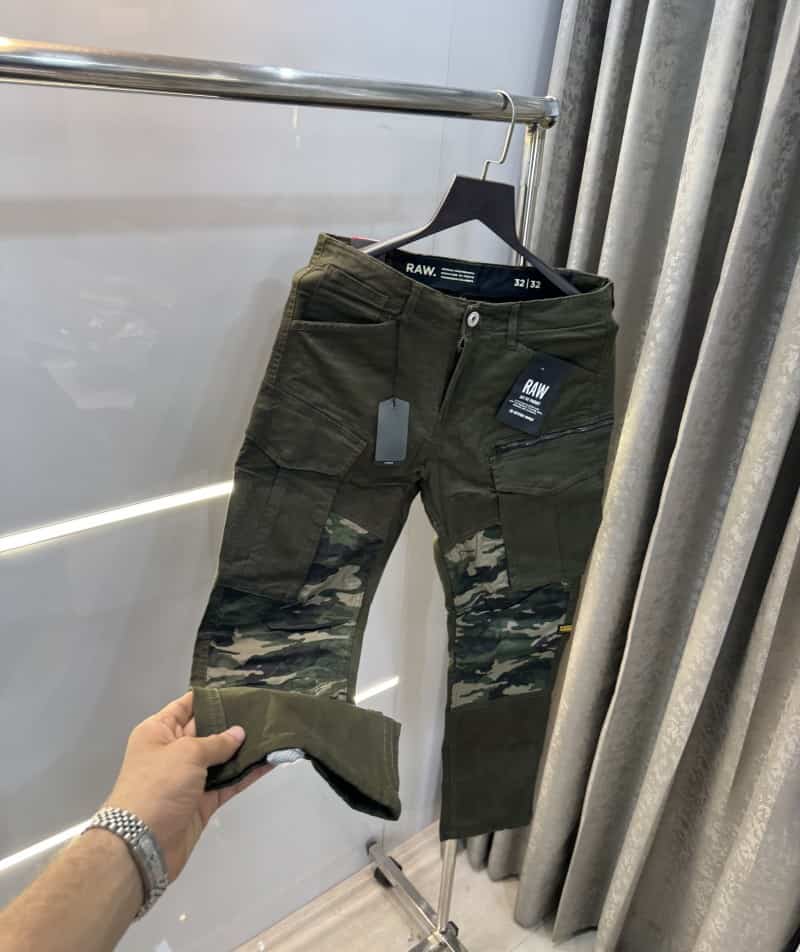 G- Star Raw Olive Camouflage Premium Cargo