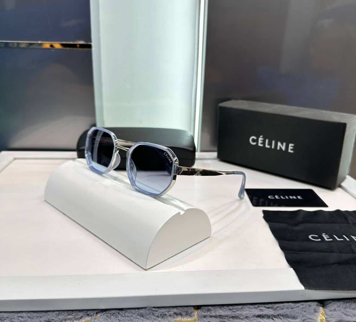 Ce1ine Silver Blue Premium Shade 556