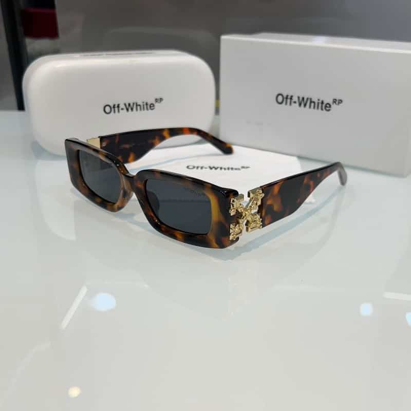 Off  White Tiger Design With Gold Premium Shade 777