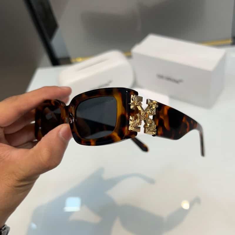Off  White Tiger Design With Gold Premium Shade 777