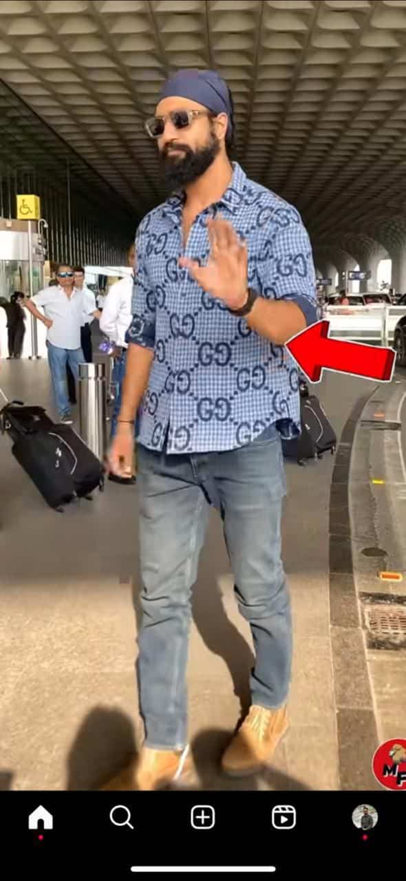 Gucc i Sky Blue Monogram Shirt