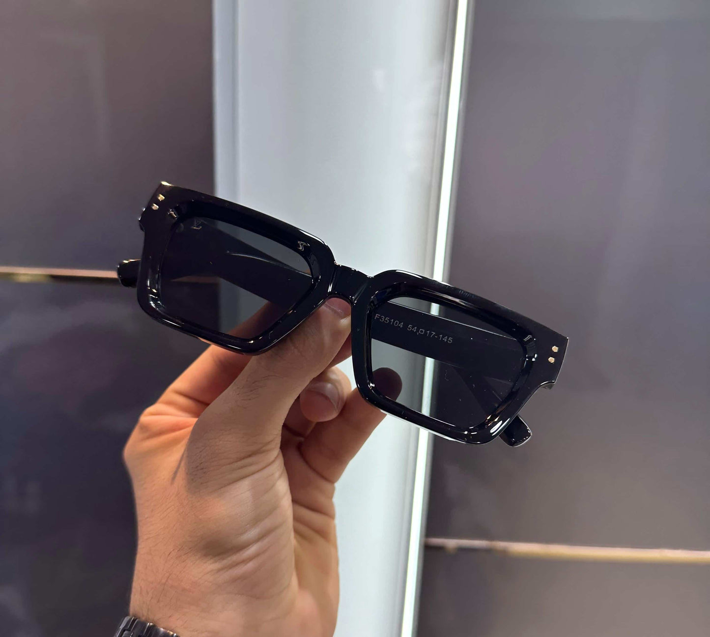 Louis  Vuitton Black Designer Luxury Shade 104
