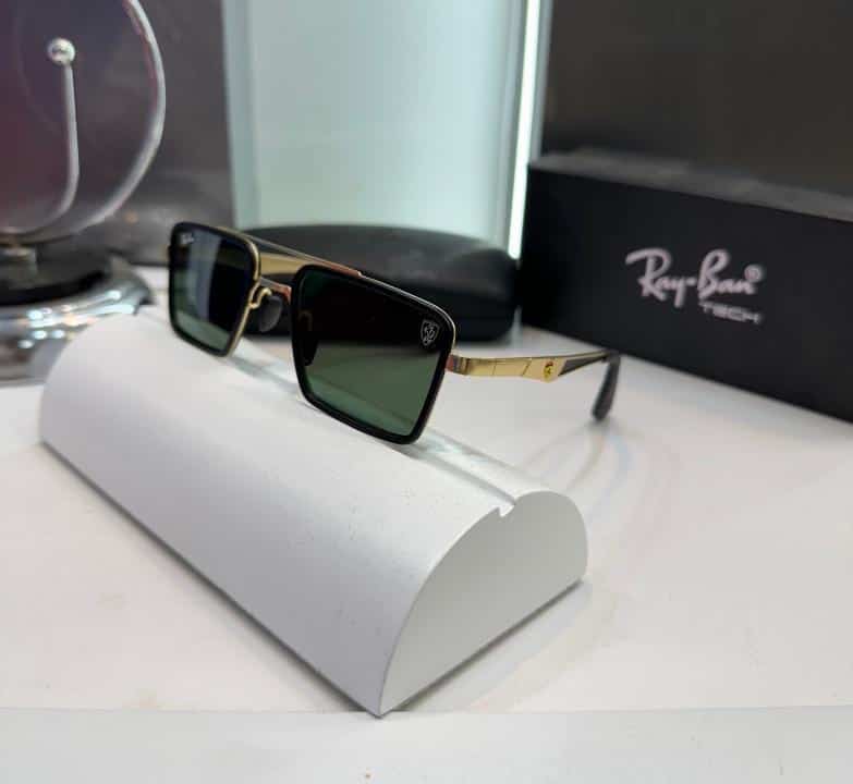 Ray  Ban Gold Green Premium Shade 2601