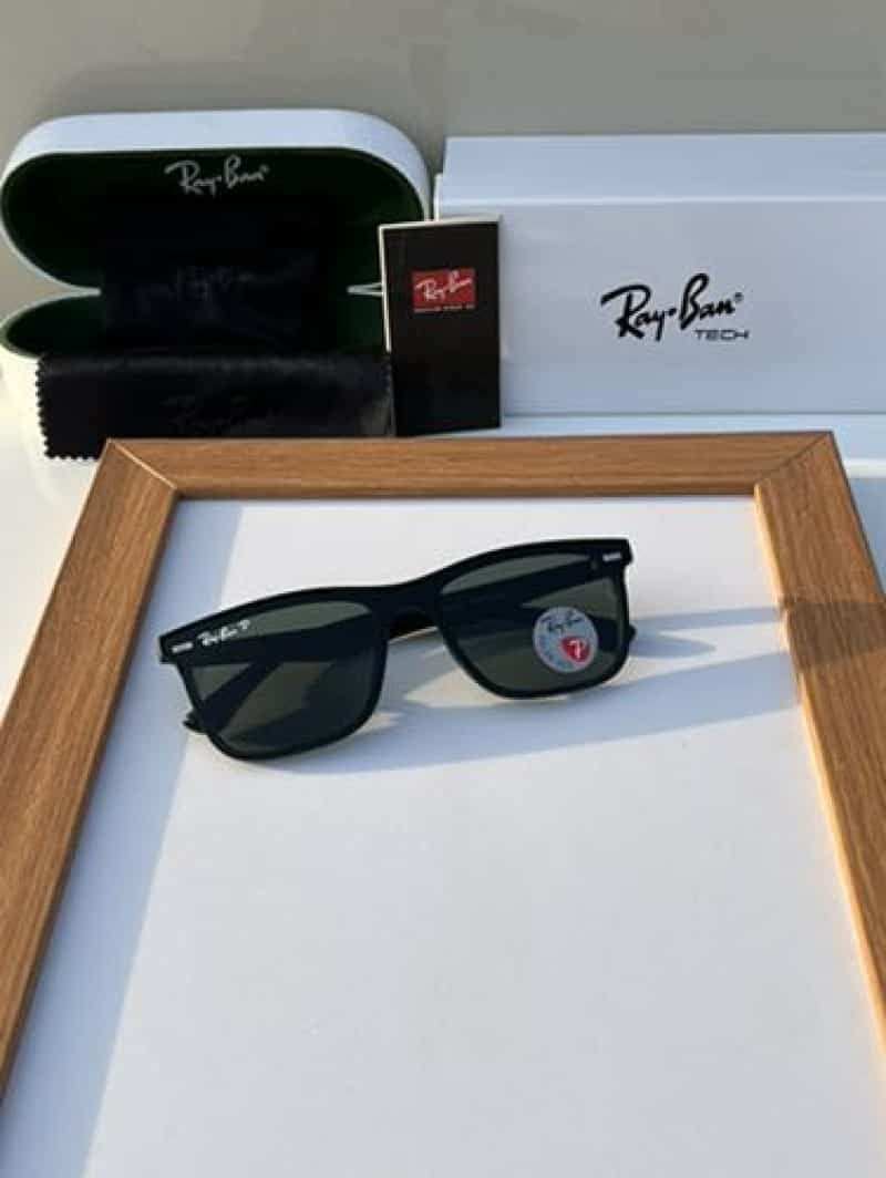 rayban 4487 matt black green
