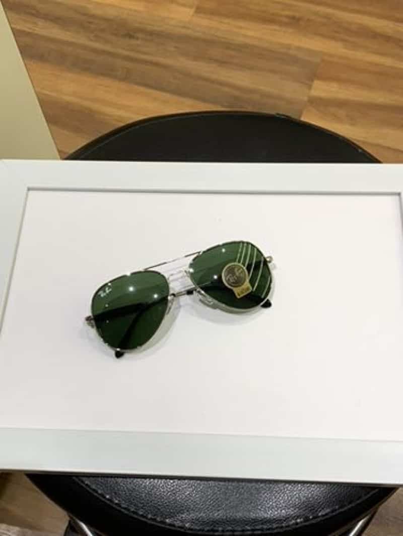 rayban 3517 silver green