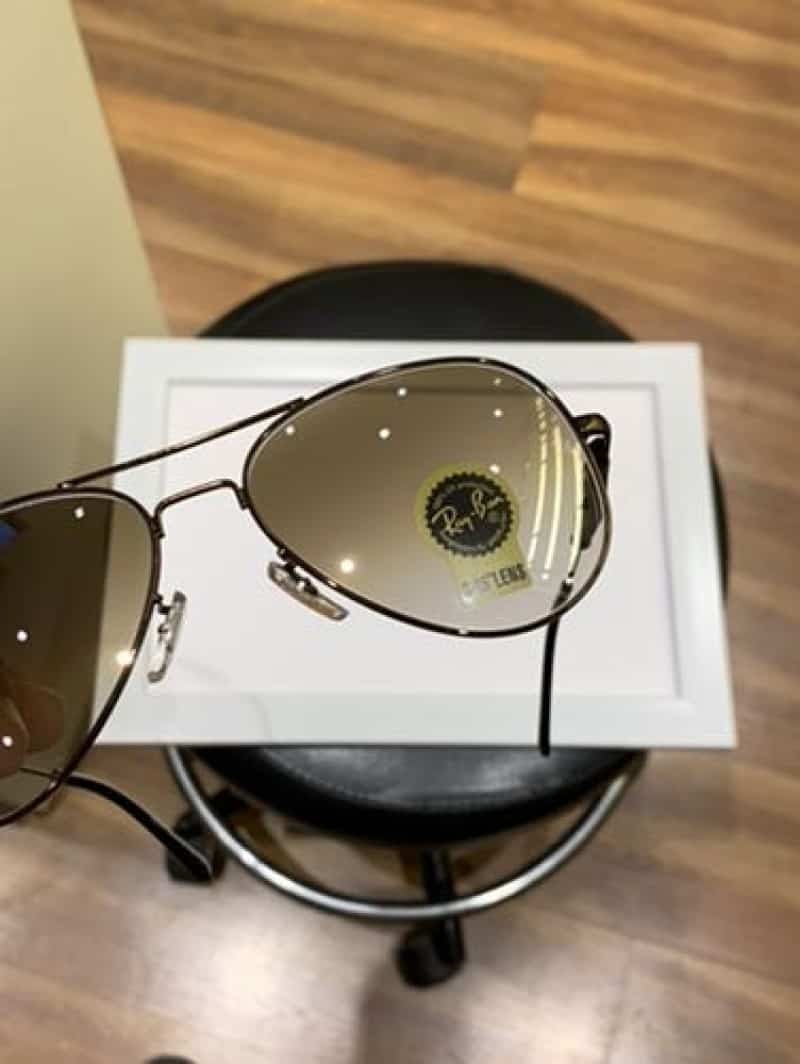 rayban 3517 brown shaded