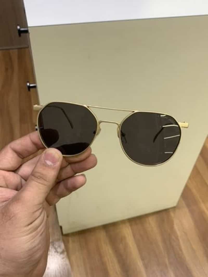 marc jacobs metal gold black