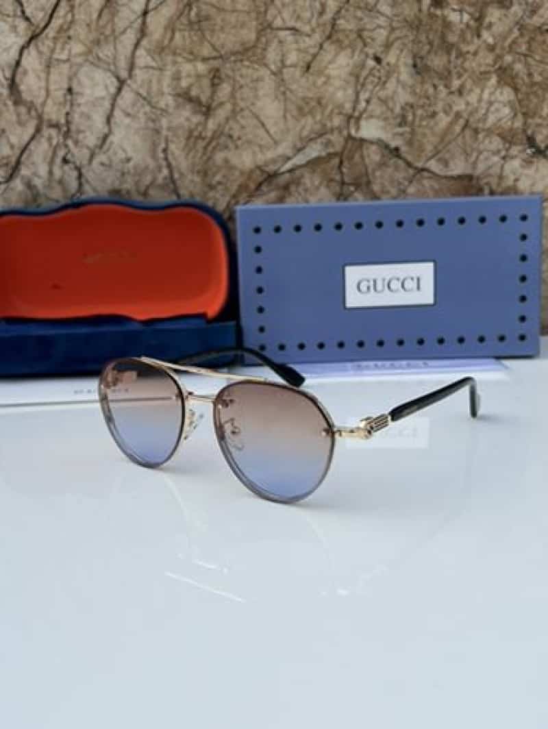 Gucci_797 gold brown blue