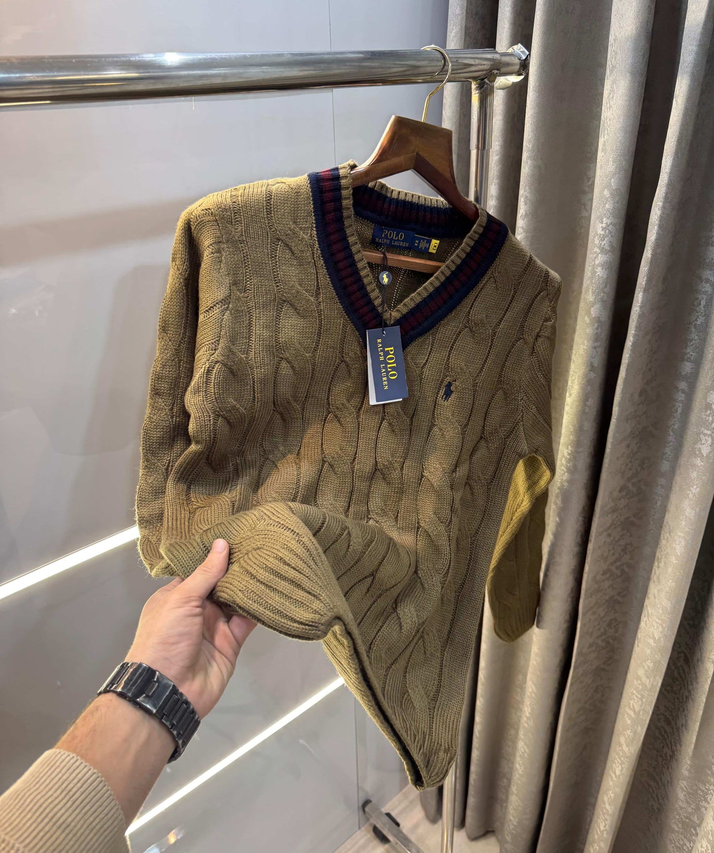 Ralph Laure n Coffee Print Premium Sweatshirt
