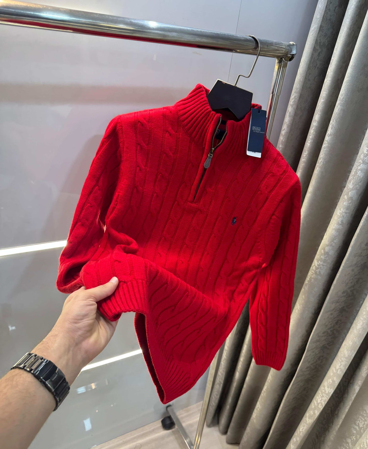Ralph Laure n Red Print Premium Sweatshirt