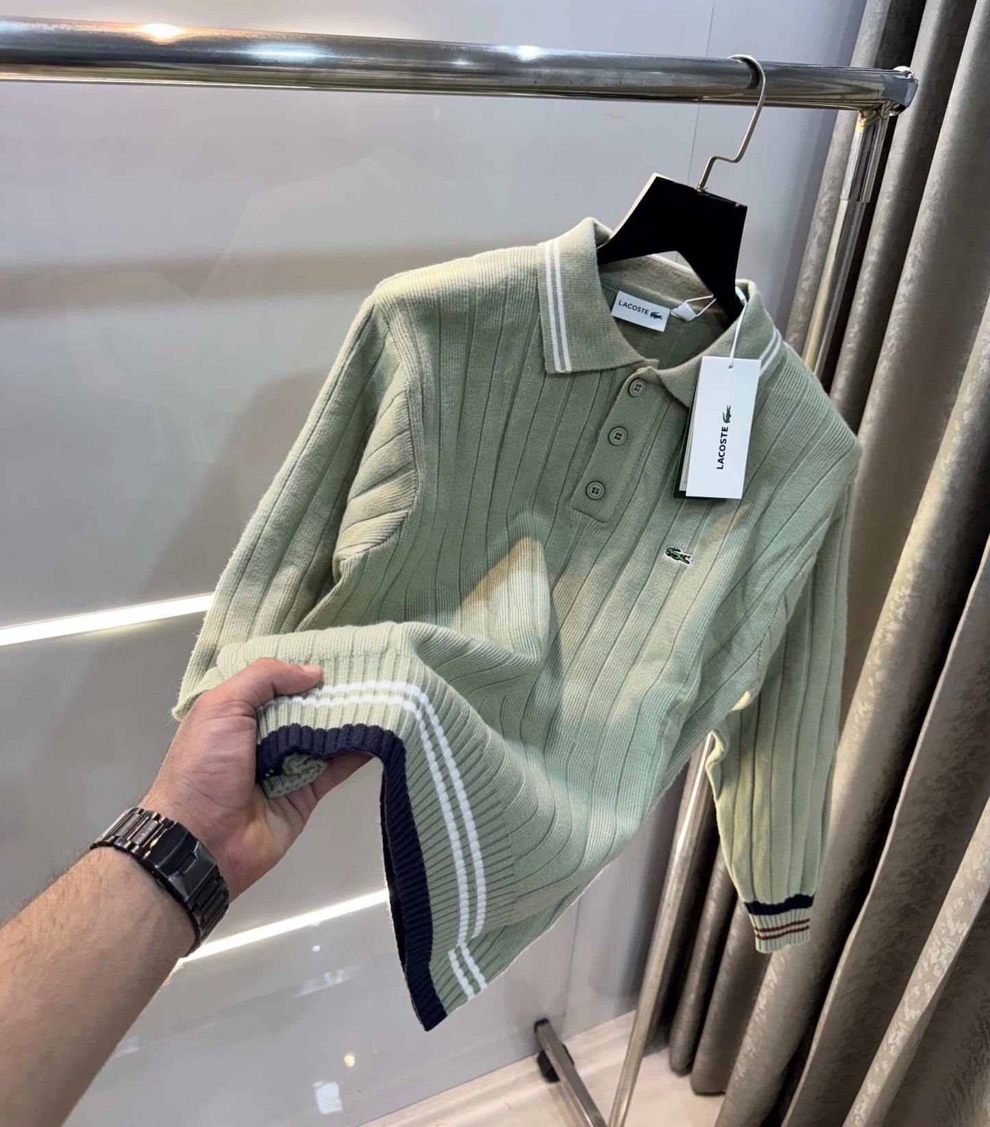 Lacost e Olive Imported Knitted Pull Over