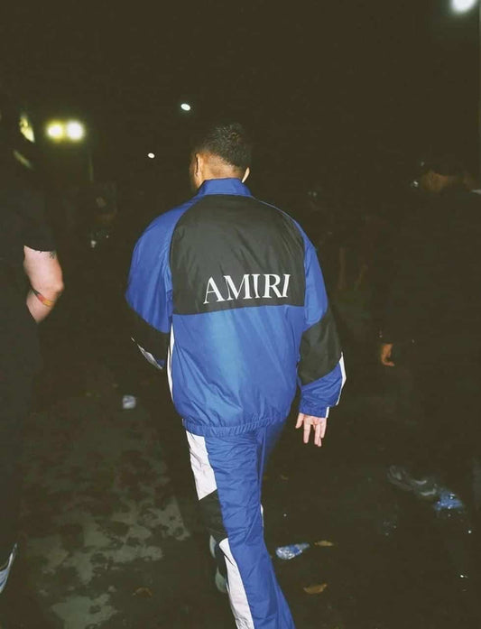 Amir i Blue Back Print Imported Tracksuit