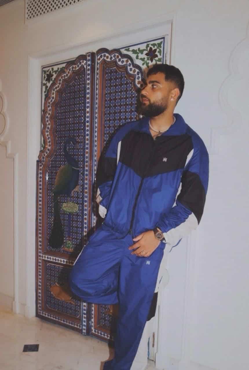Amir i Blue Back Print Imported Tracksuit