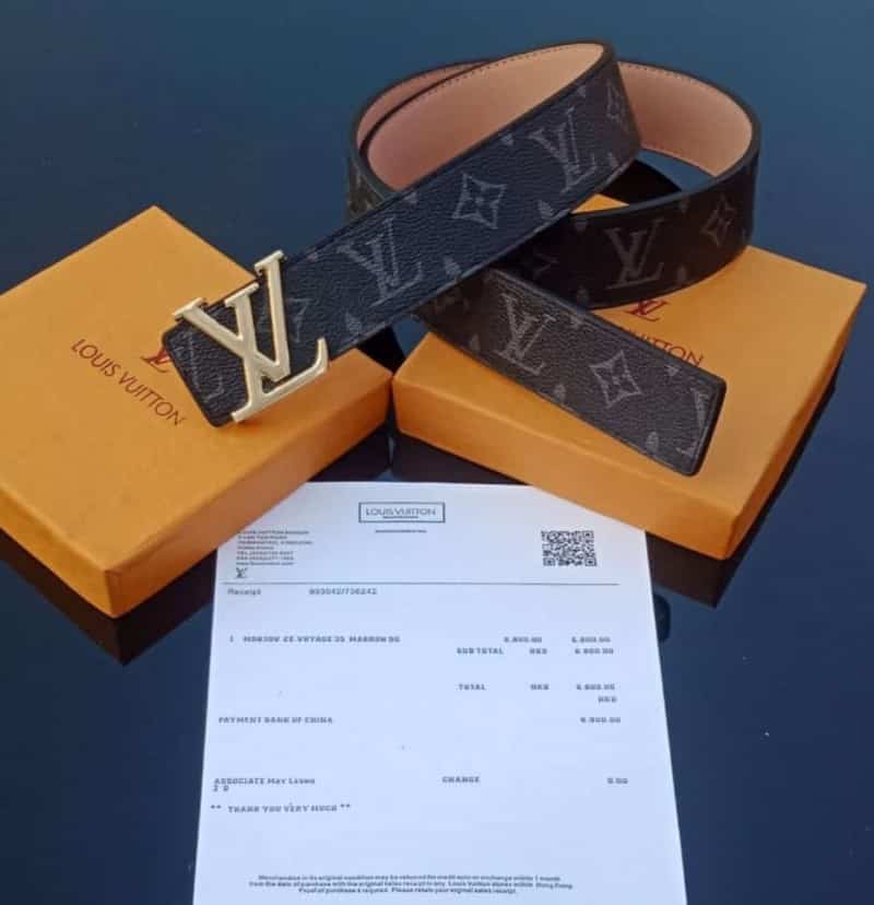 LOUI_S VUITTONN BELT LV 58