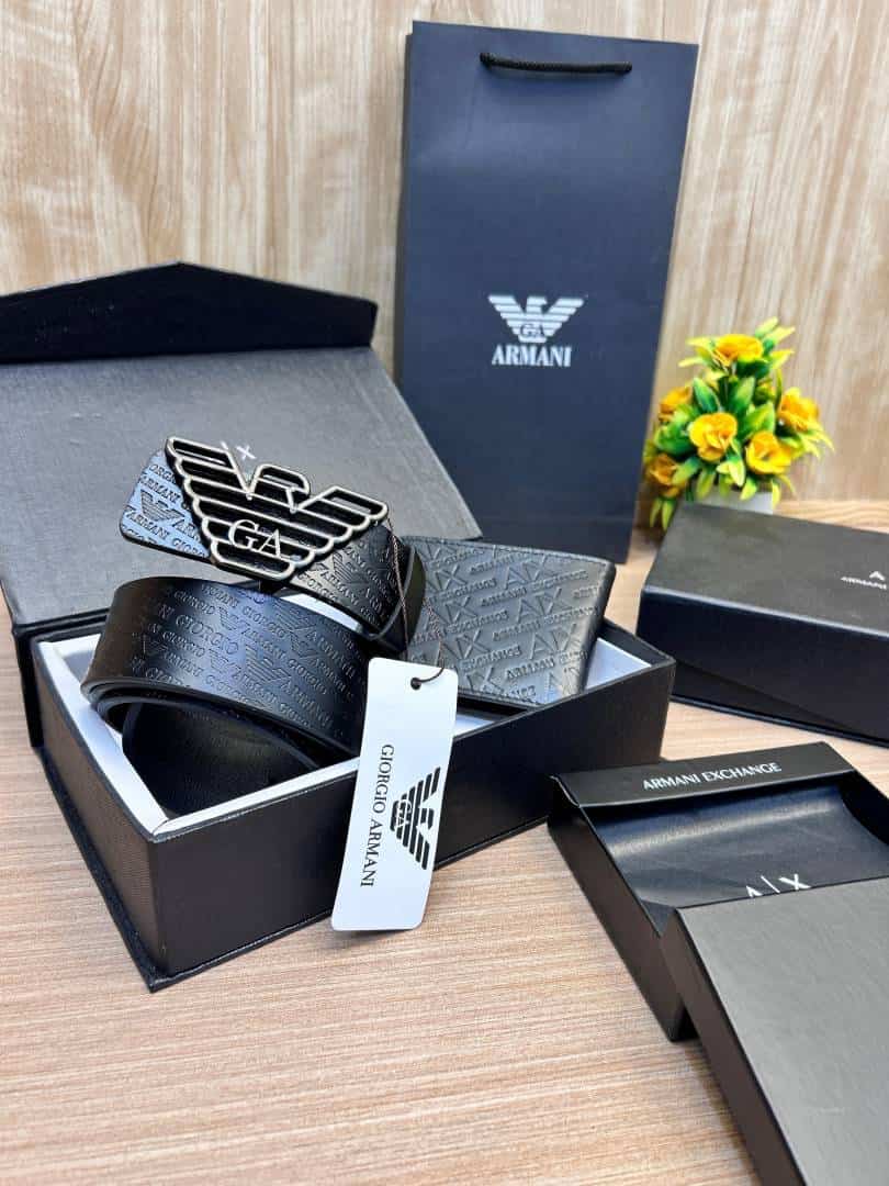 ARMANI_Premium_Belt_&_wallet_Combo_C421