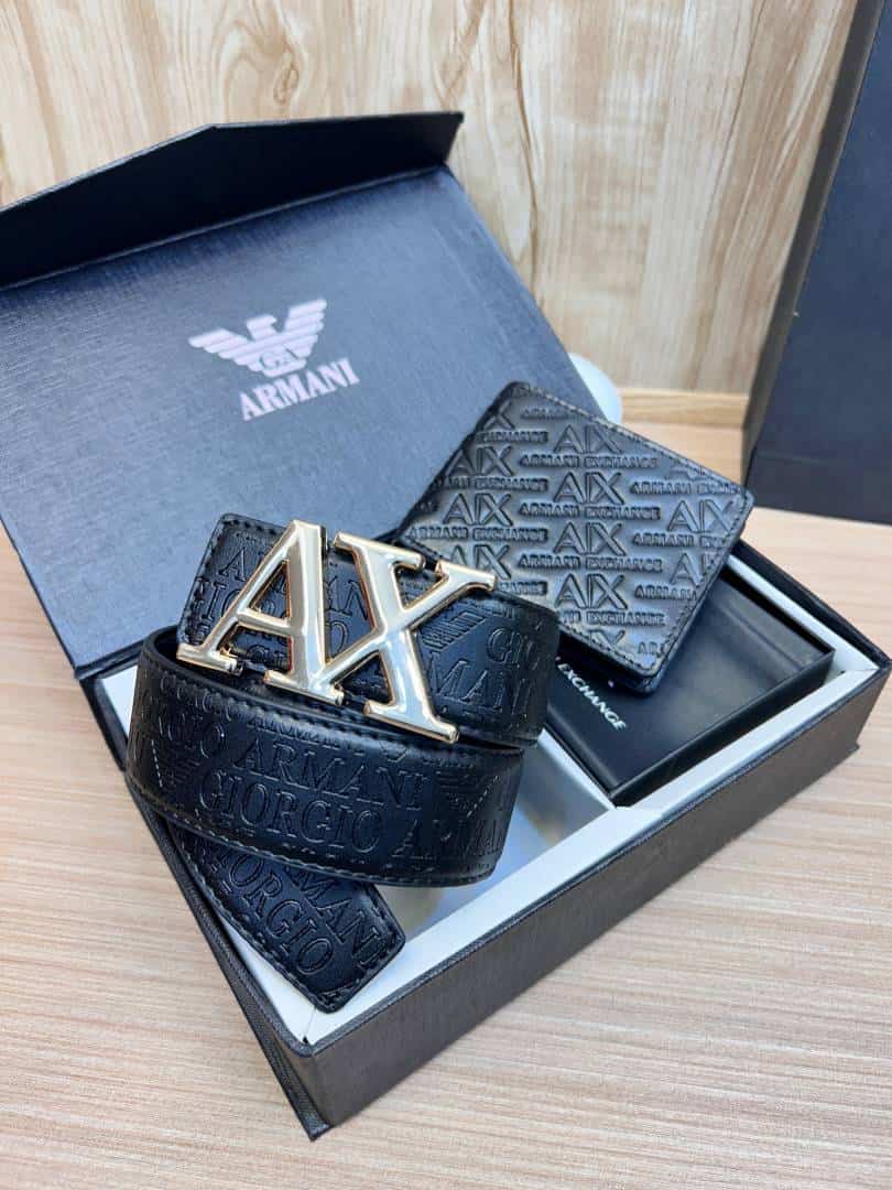 ARMANI_Premium_Belt_&_wallet_Combo_C415