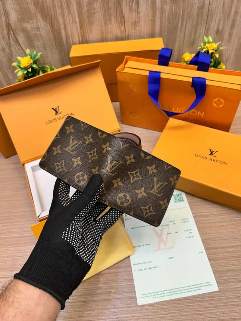 LOUIS_VUITTON Premium_Belt_&_wallet_Combo_C391