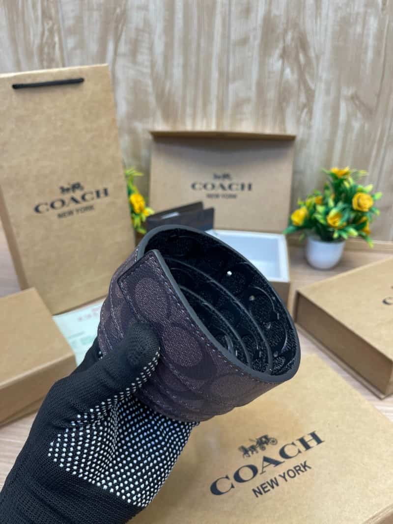 COACH_2_Buckle_Belt_&_wallet_Combo_C385