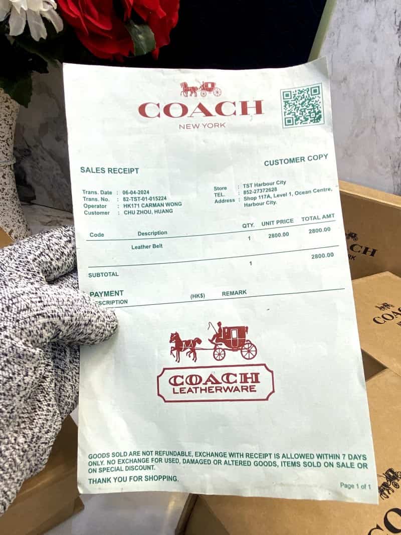 COACH_Premium_Belt_&_Wallet_Combo_C359