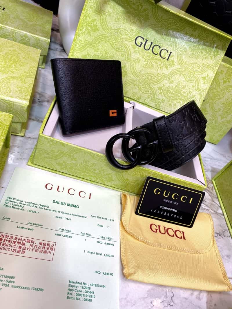 GUCCI_Premium_Belt_&_Wallet_Combo_C338