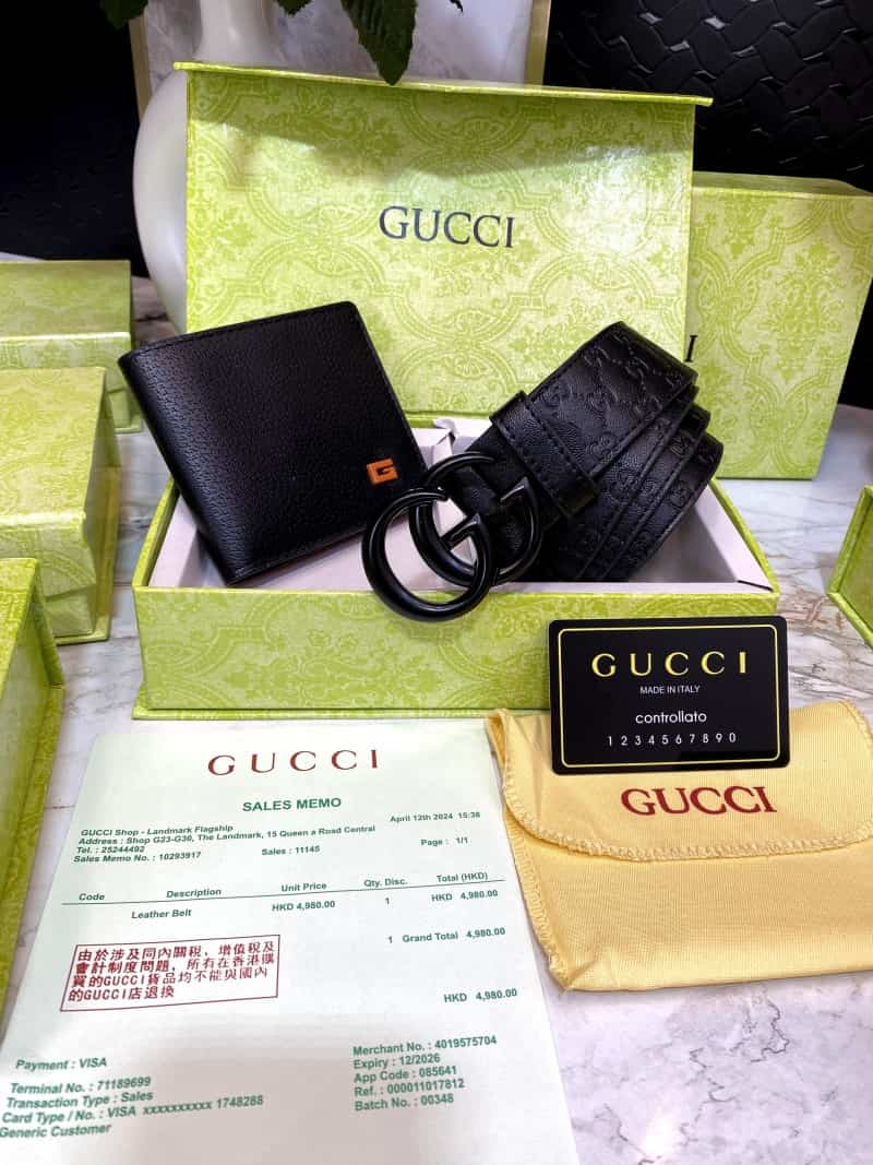GUCCI_Premium_Belt_&_Wallet_Combo_C338