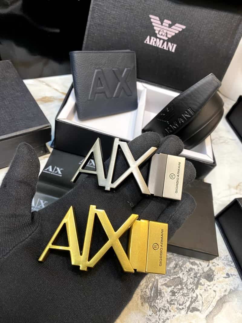 ARMANI_2_Buckle_Belt_&_wallet_Combo_C335