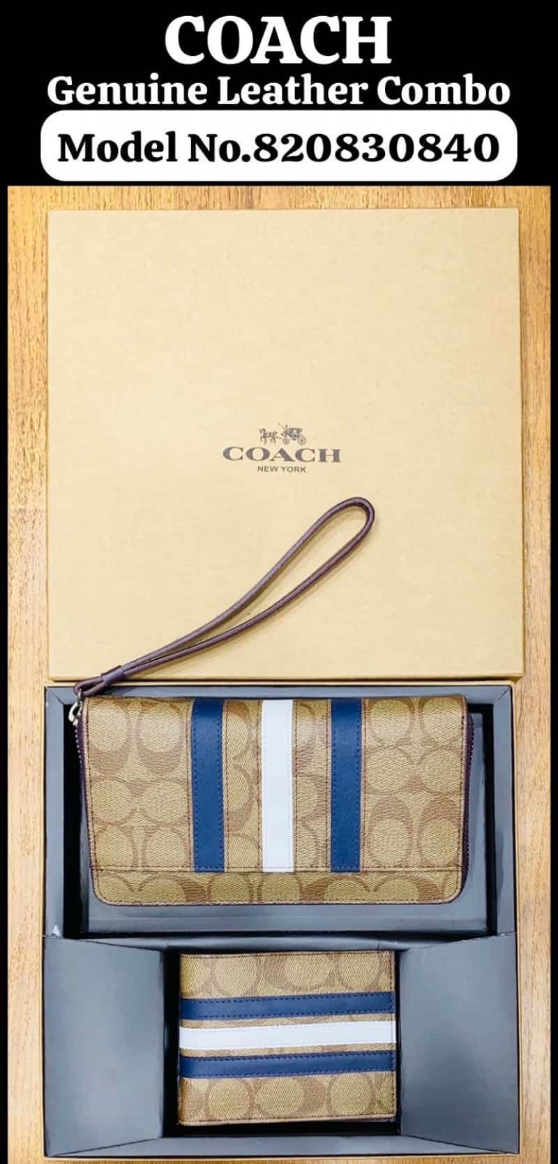 COACH Premium Wallet Combo C63